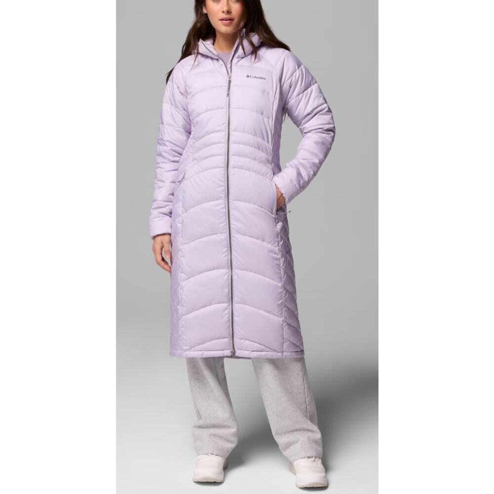 COLUMBIA/Women's Full Length Parka-purple/2X